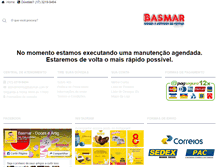 Tablet Screenshot of basmar.com.br